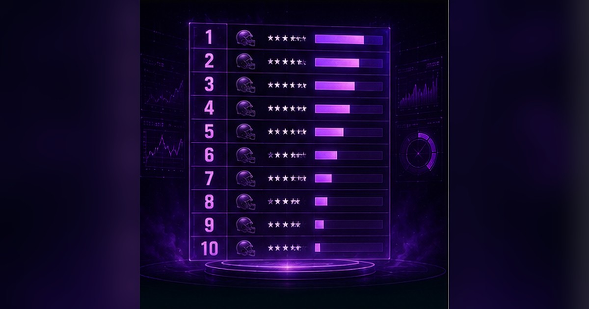 Week 1 RB Rankings: The Tiers That Actually Matter Sunday